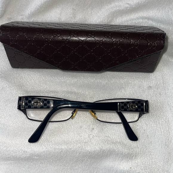 GUCCI GG2910 135 52mm Black Eyeglasses RX Frames w /Case - Picture 2 of 9